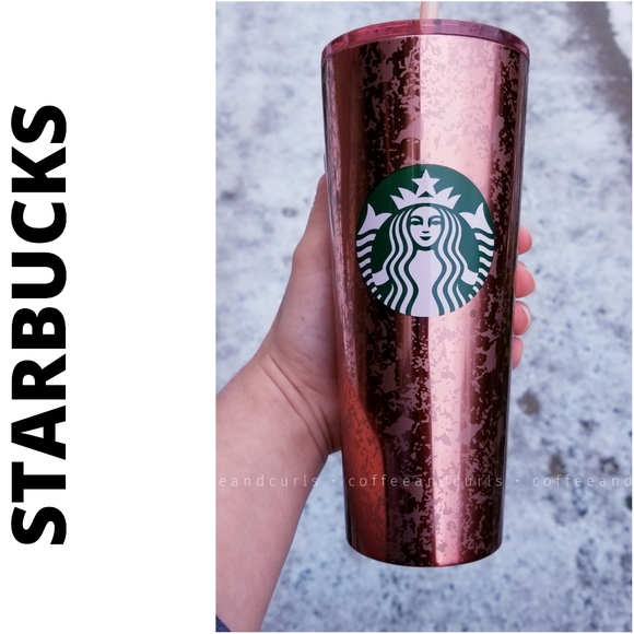 Starbucks Pink Mercury Flake Cold Cup 16oz - Picture 1 of 9